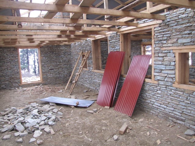 Mohare Community Lodge: still under construction.
